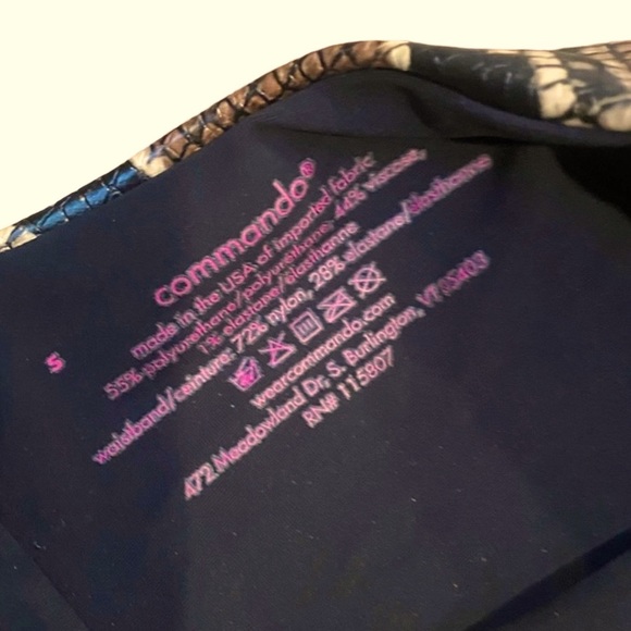 Commando Perfect Control Faux Leather Legging Snake. New without tag - Picture 6 of 8